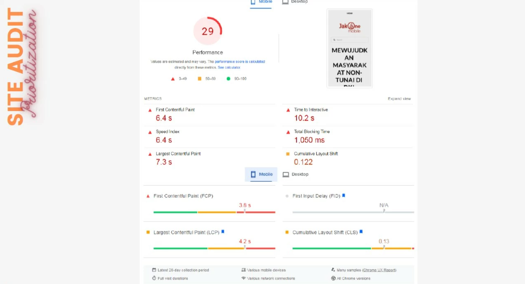 contoh portfolio seo specialist