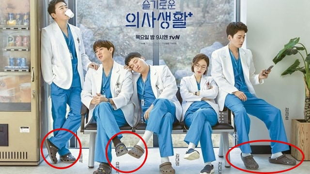 sandal crocs di drakor