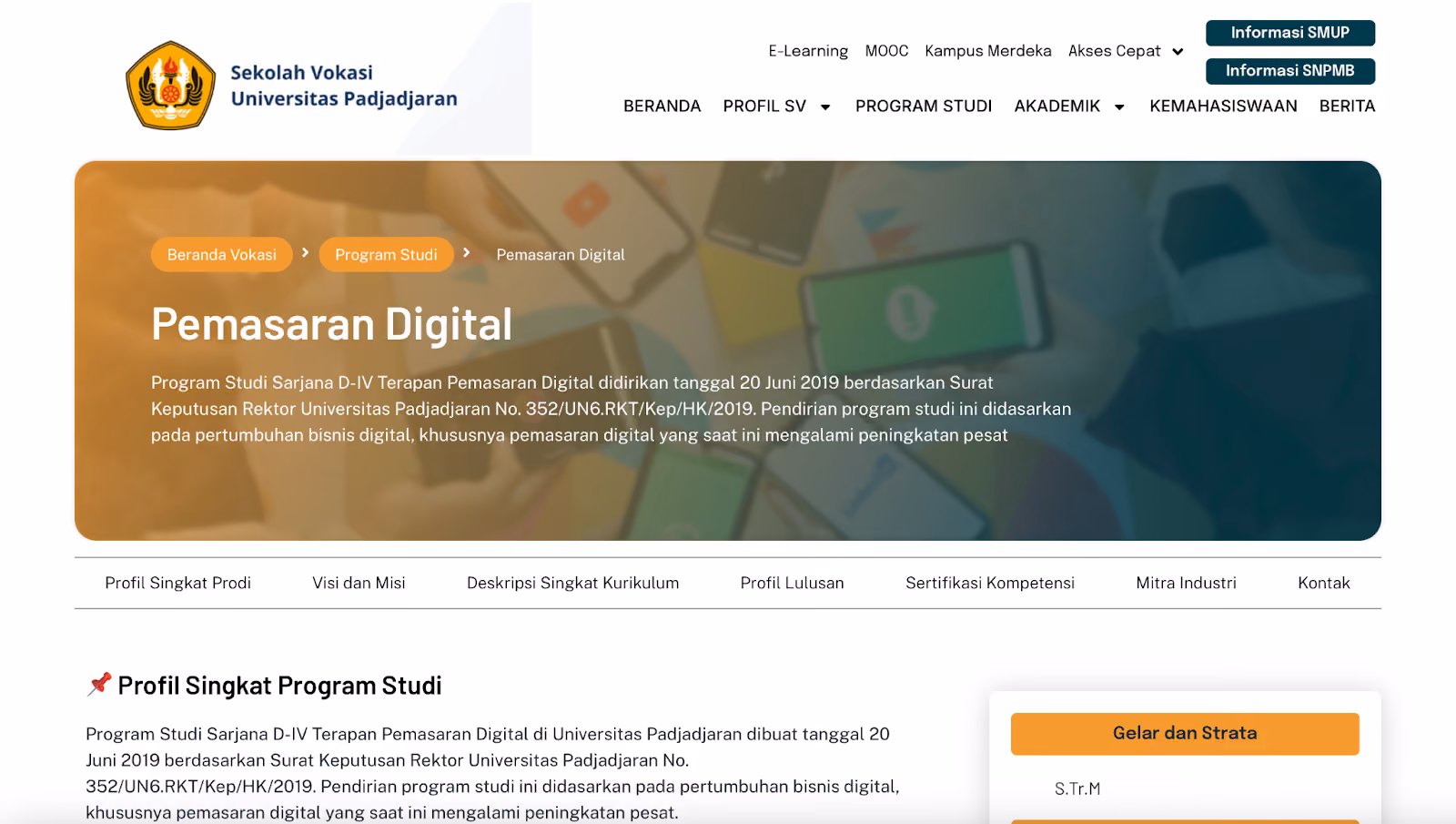 jurusan digital marketing unpad