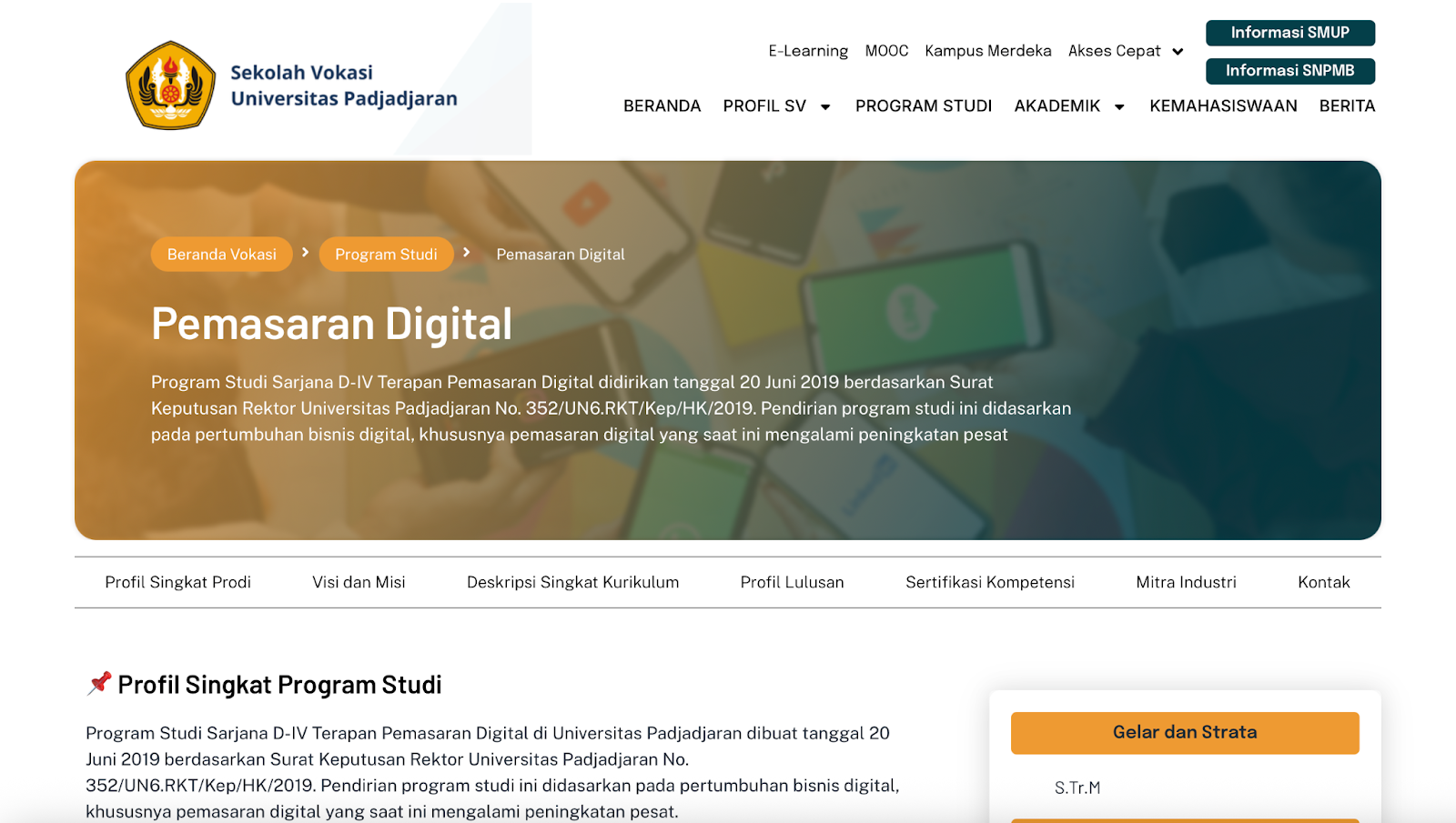 jurusan digital marketing unpad