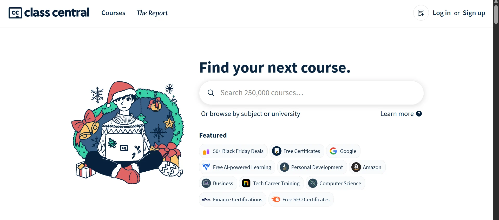 class central website kursus online