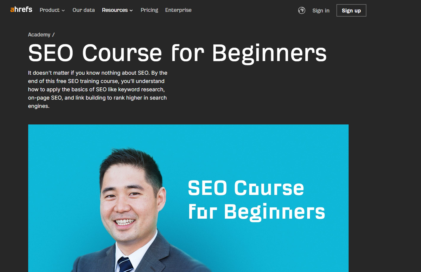 kursus seo online: ahrefs