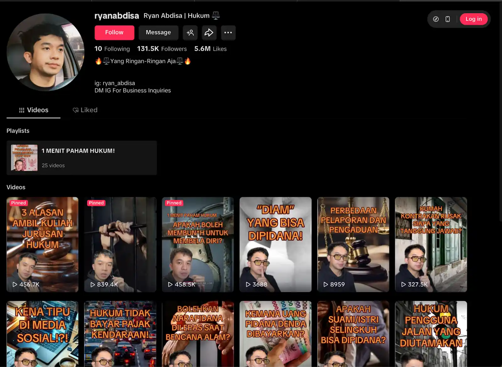 contoh konten edukasi Video pendek 30-90 detik