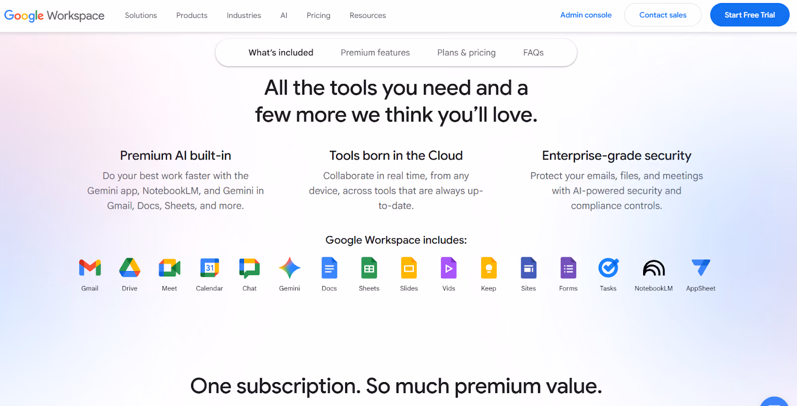 aplikasi perkantoran: google workspace