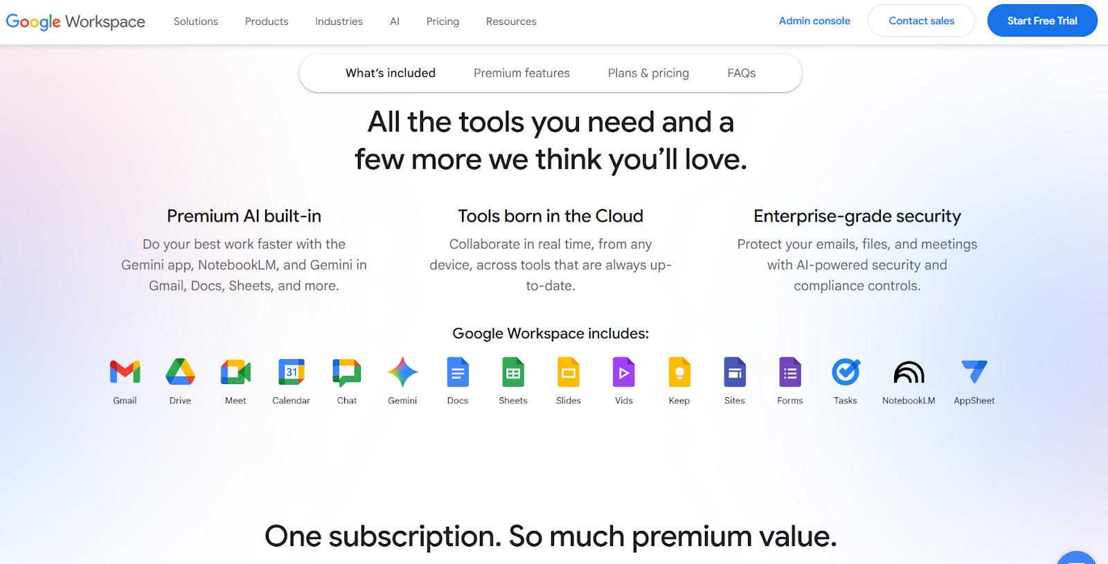 aplikasi perkantoran: google workspace