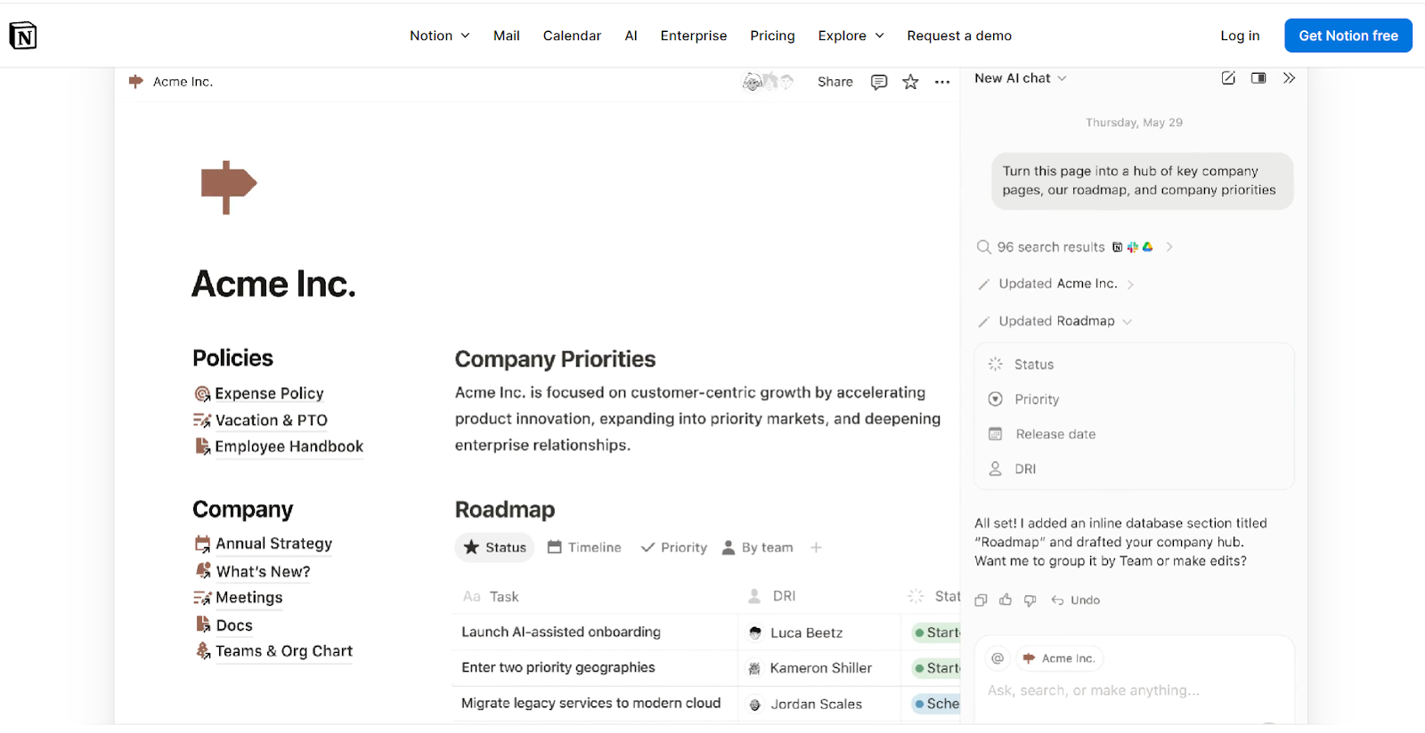 aplikasi perkantoran: notion
