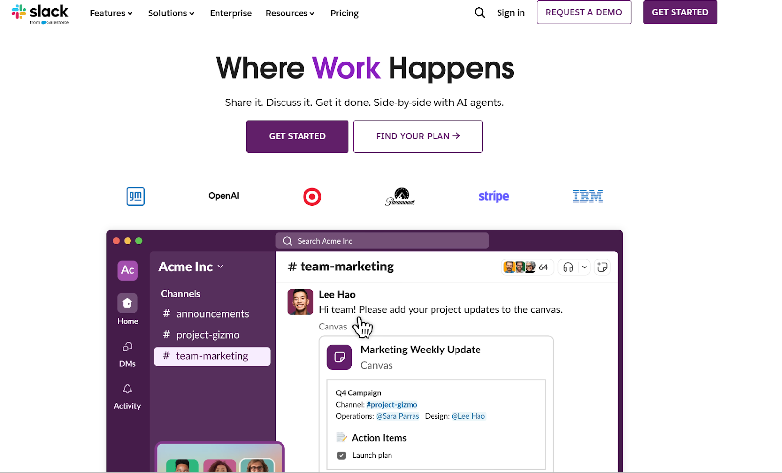 aplikasi perkantoran: slack