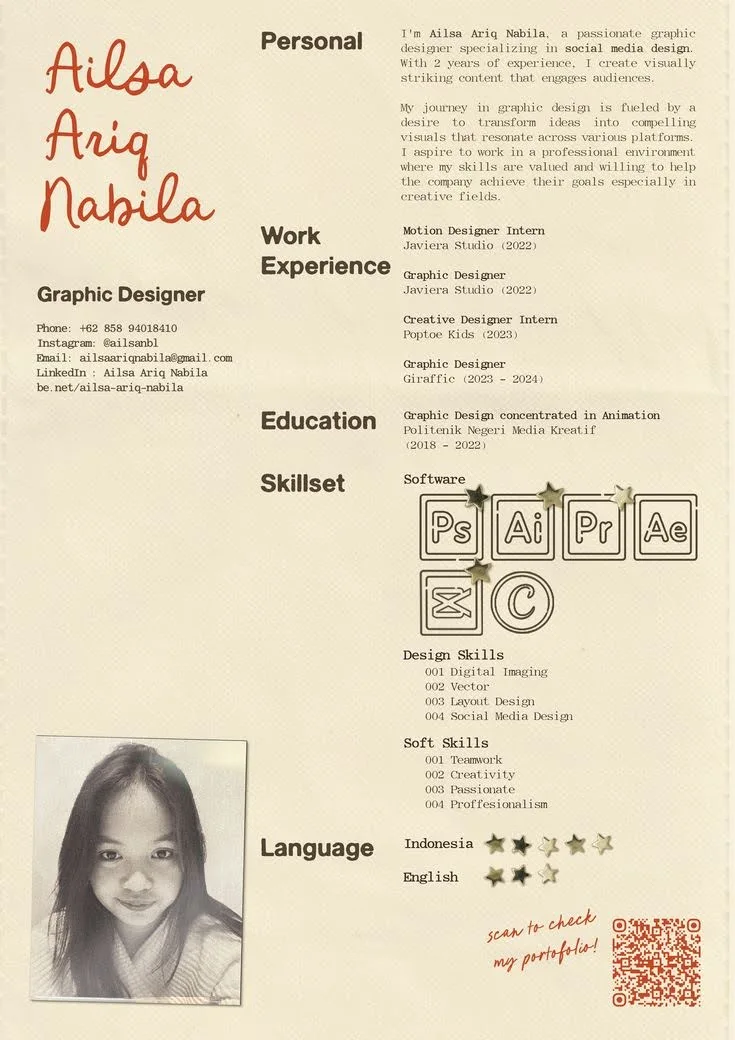 Resume tulisan tangan kombinasi