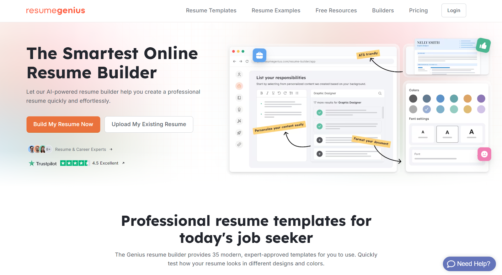 aplikasi pembuat CV resumegenius