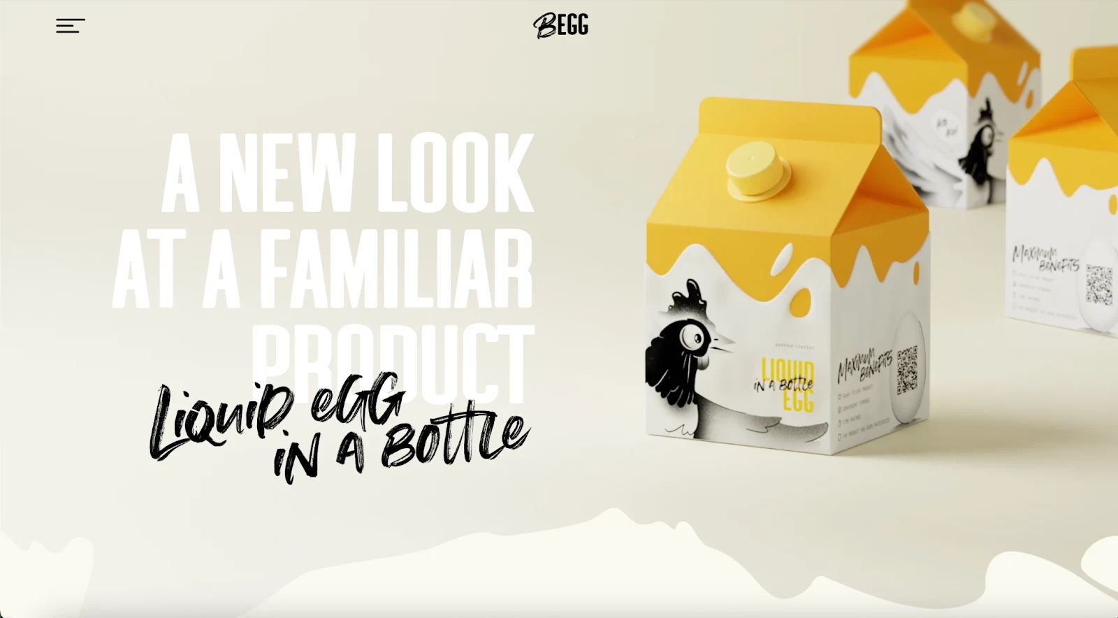 desain website untuk inspirasi: B-EGG Farm