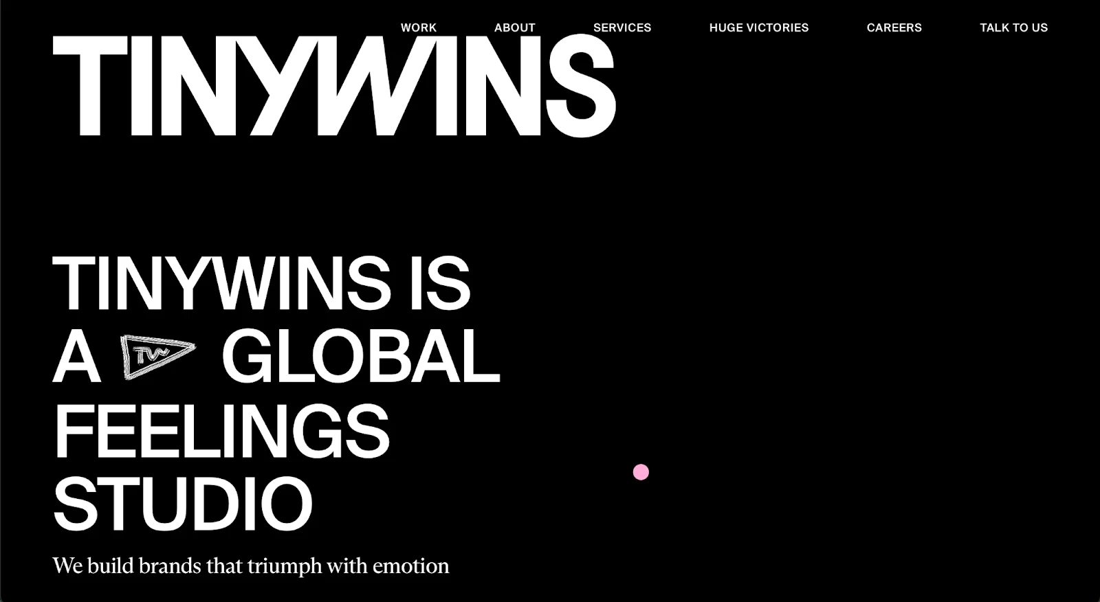 desain website untuk inspirasi: TINYWINS