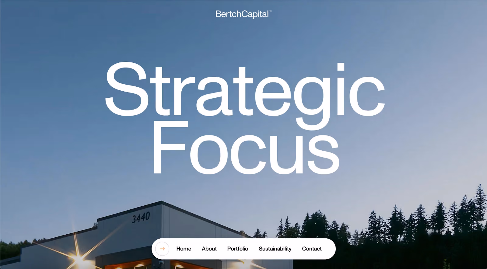 desain website untuk inspirasi: bertch capital