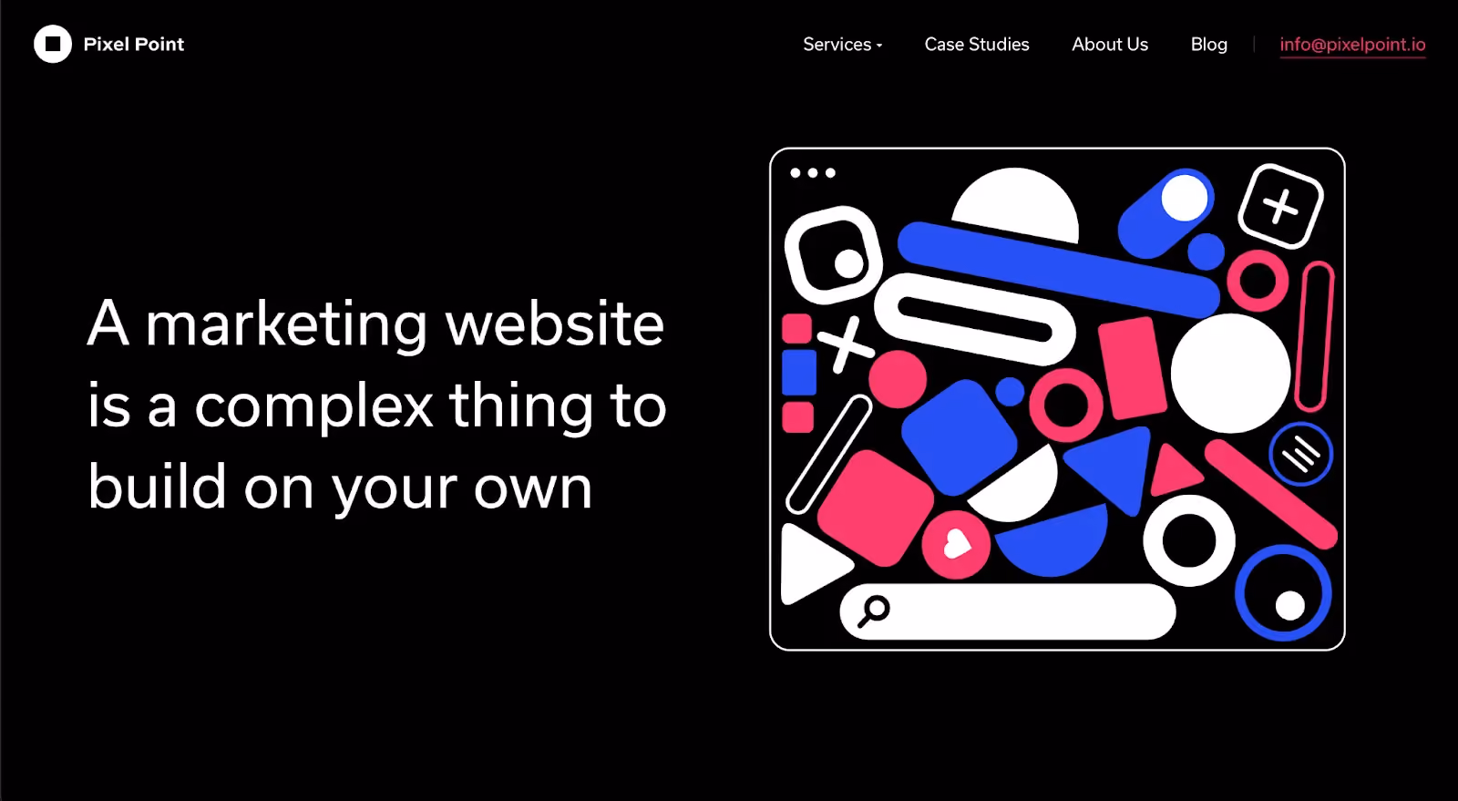 desain website untuk inspirasi: pixelpoint