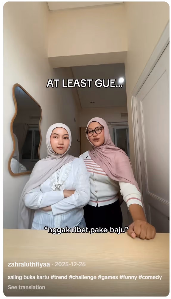 ide konten lucu: challenge