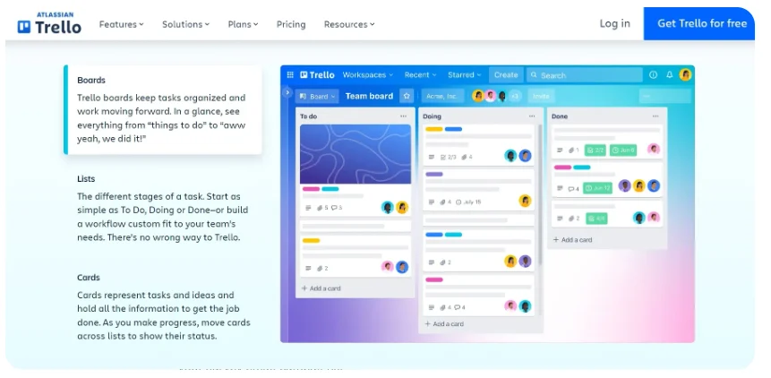 marketing tools: trello
