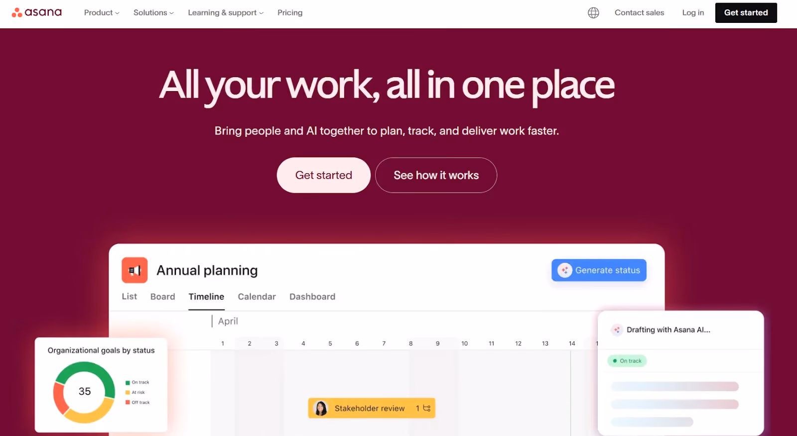 marketing tools: asana
