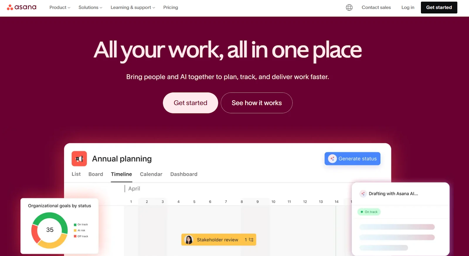 marketing tools: asana