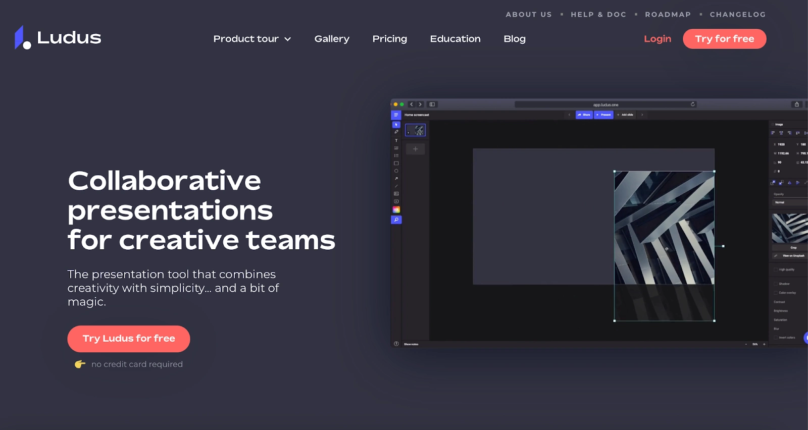 aplikasi presentasi ludus