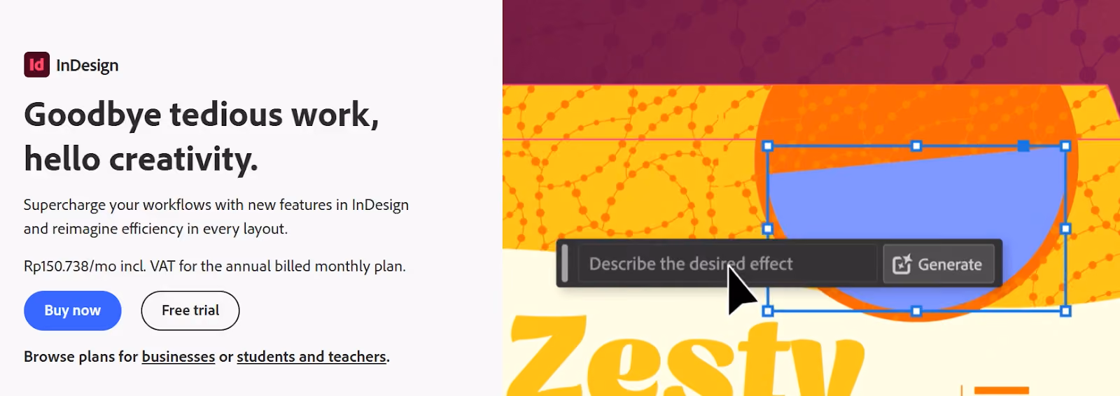 aplikasi pembuat logo: indesign