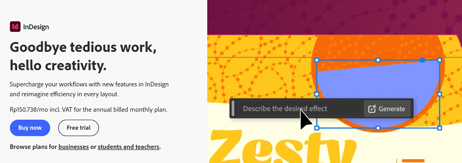 aplikasi pembuat logo: indesign