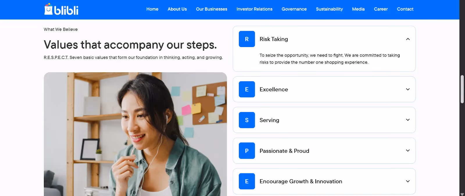 company profile: blibli
