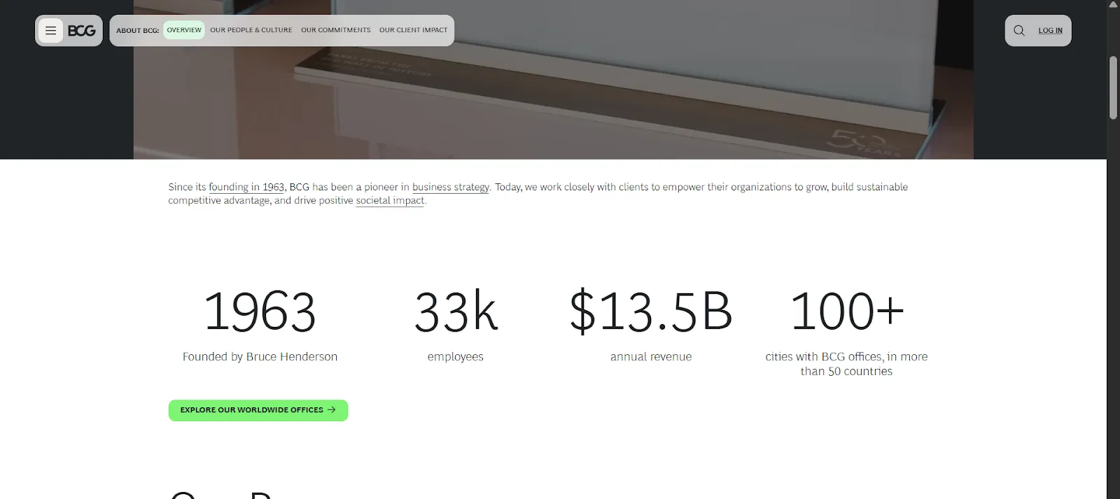 company profile: Boston Cosulting group