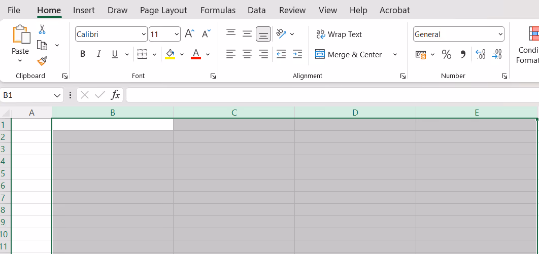 Cara melebarkan kolom di Excel