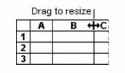 Cara melebarkan kolom di Excel