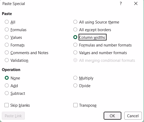 Cara melebarkan kolom di Excel