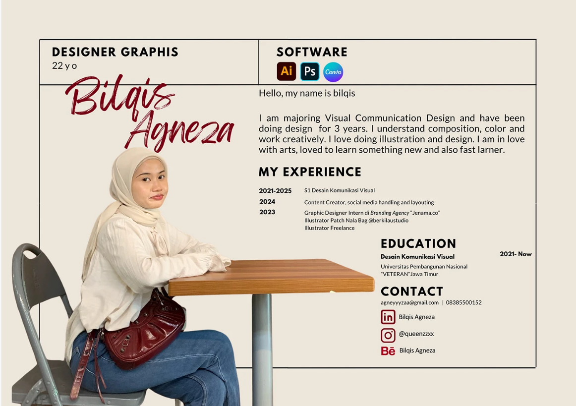 Contoh portofolio mahasiswa DKV