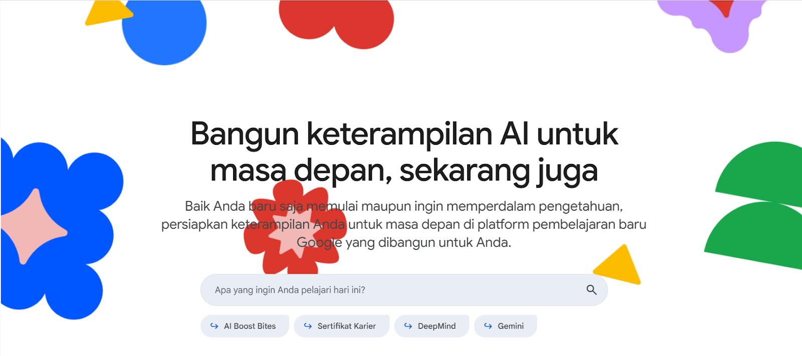 kursus gratis bersertifikat dari google skill