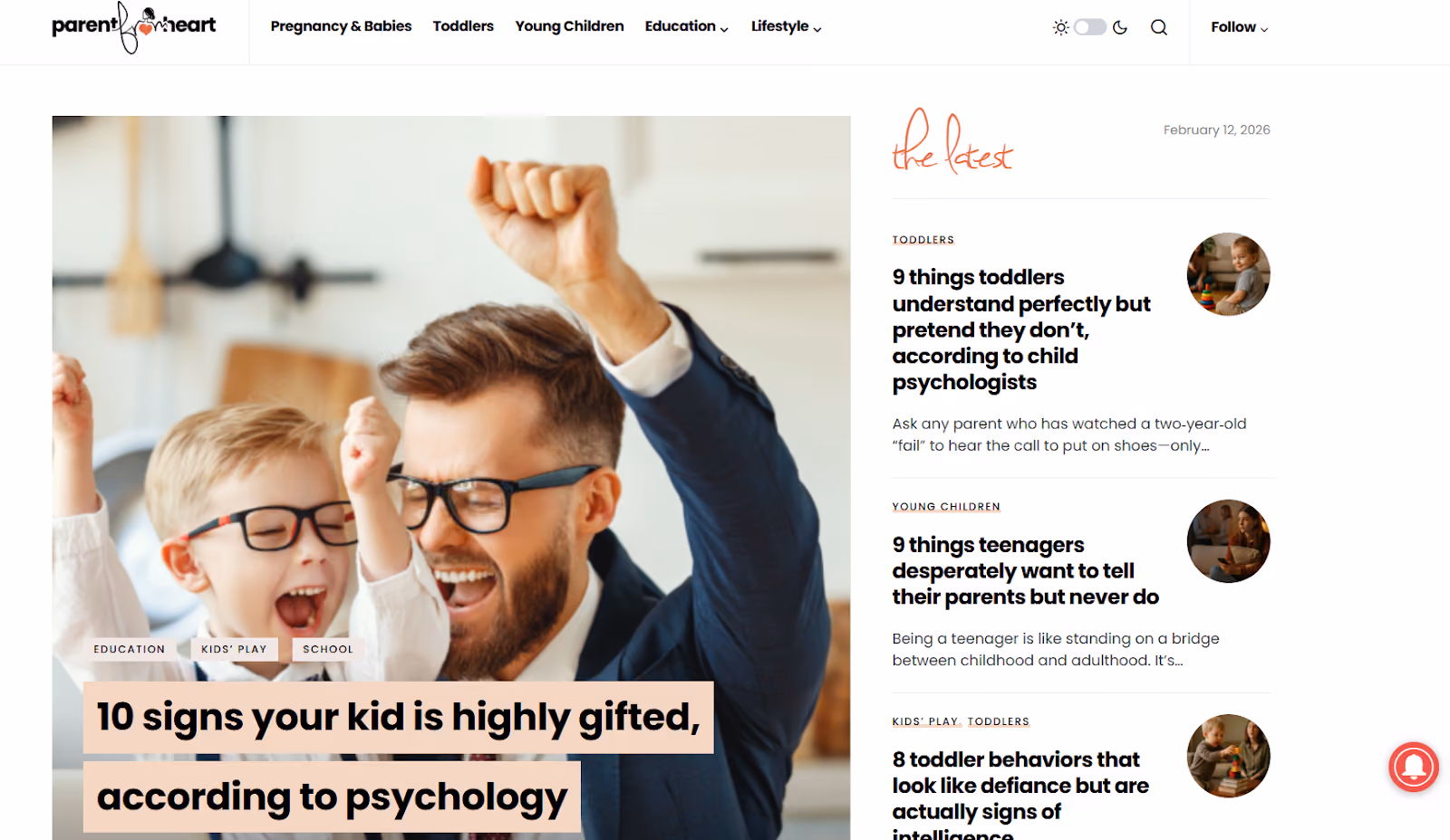 Parenting blog
