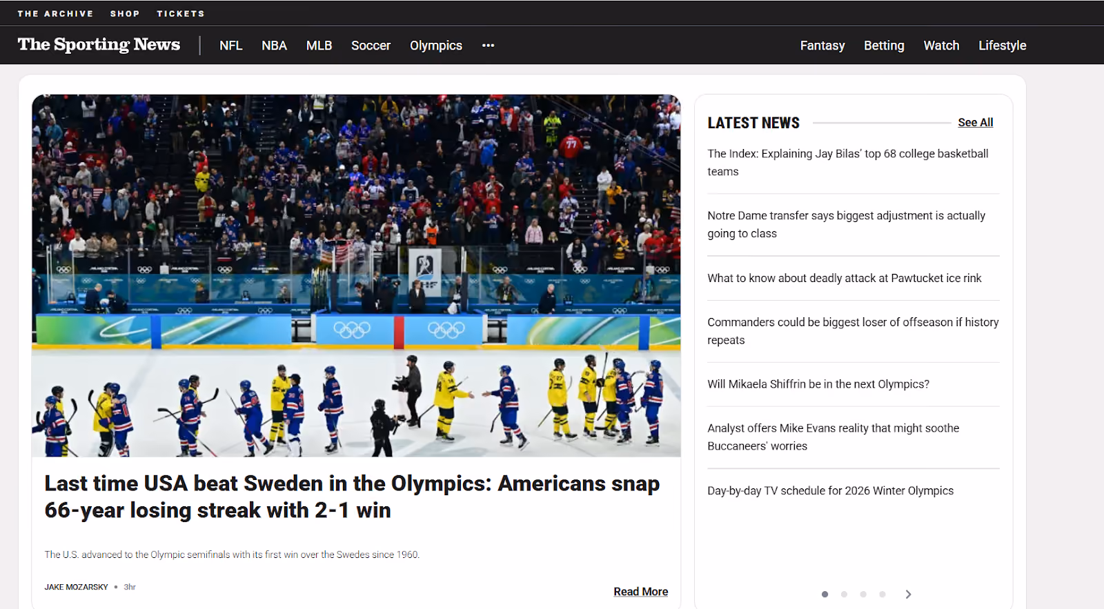 Sport blog