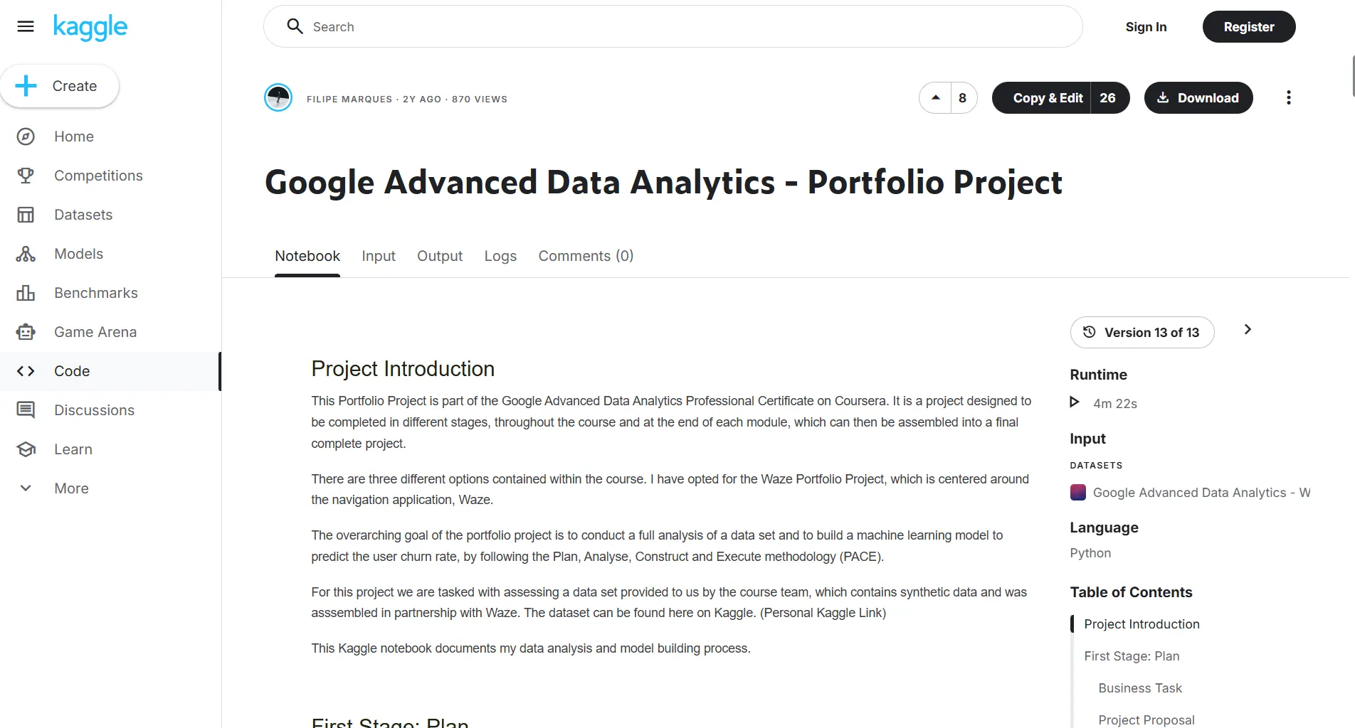 Contoh Portofolio Data Analyst