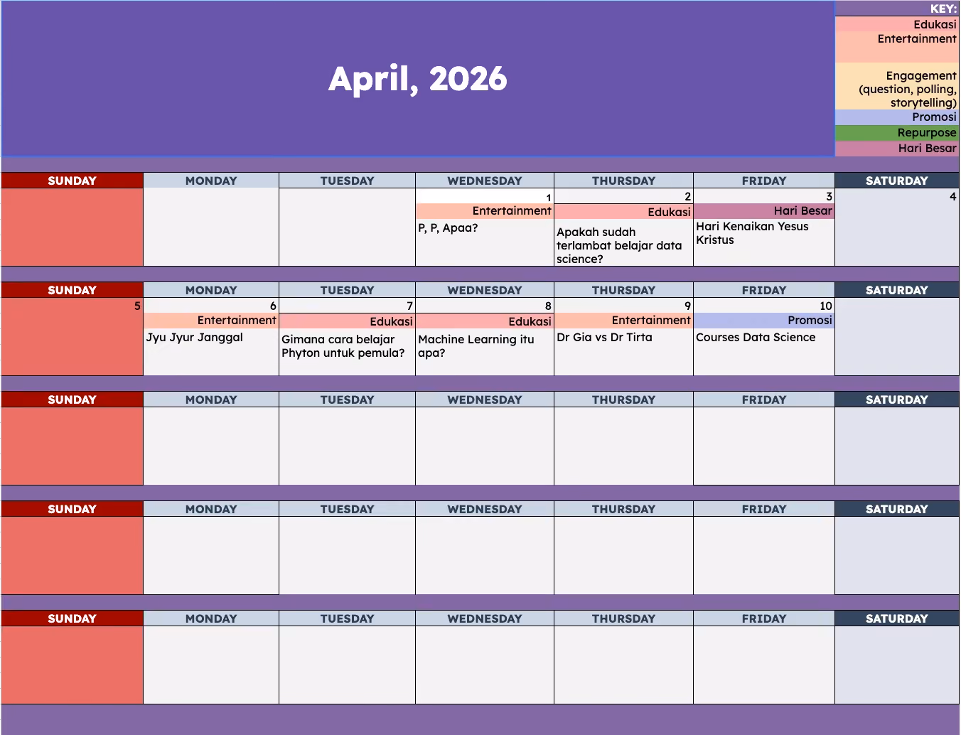Konten Kalender