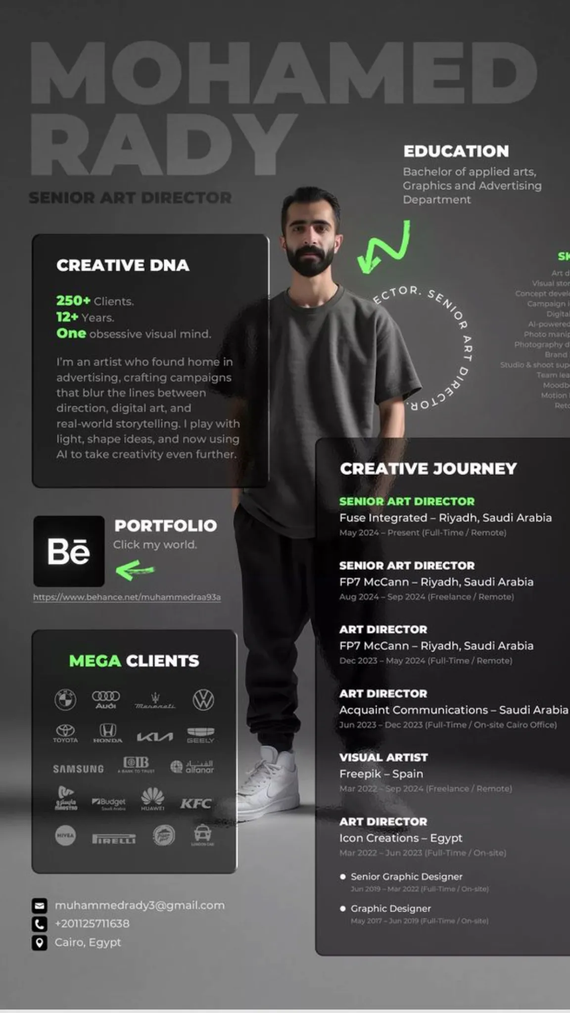 Resume dengan Highlight Klien