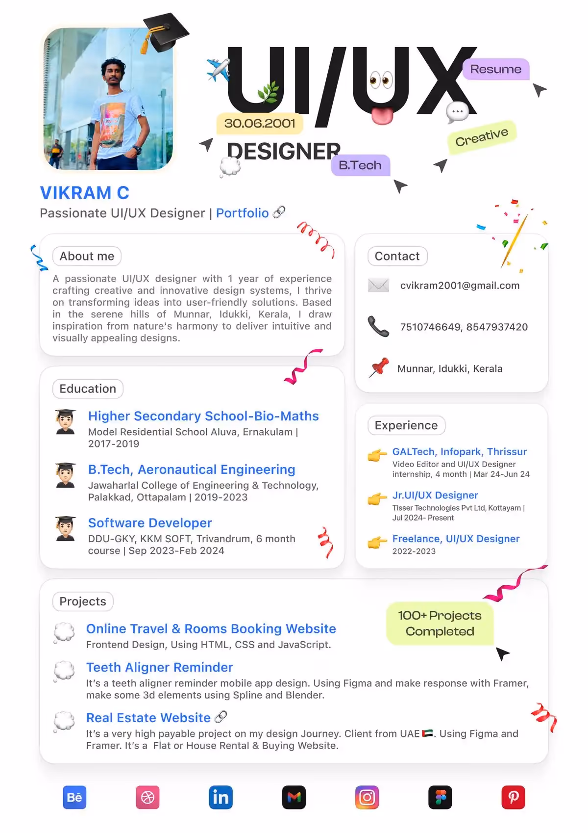Resume UI/UX Designer