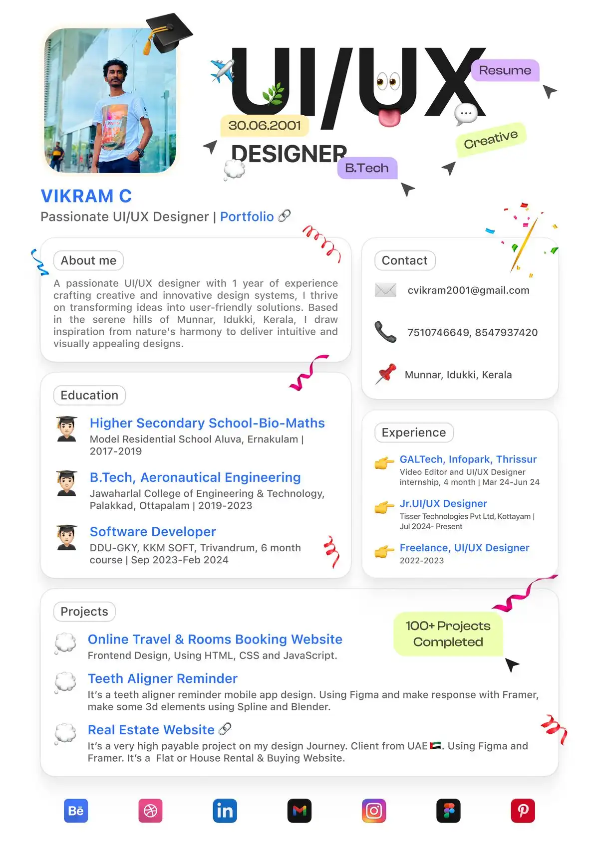 Resume UI/UX Designer