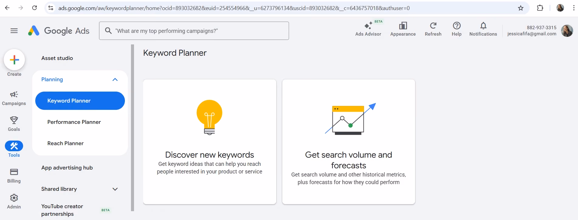 Keyword Planner