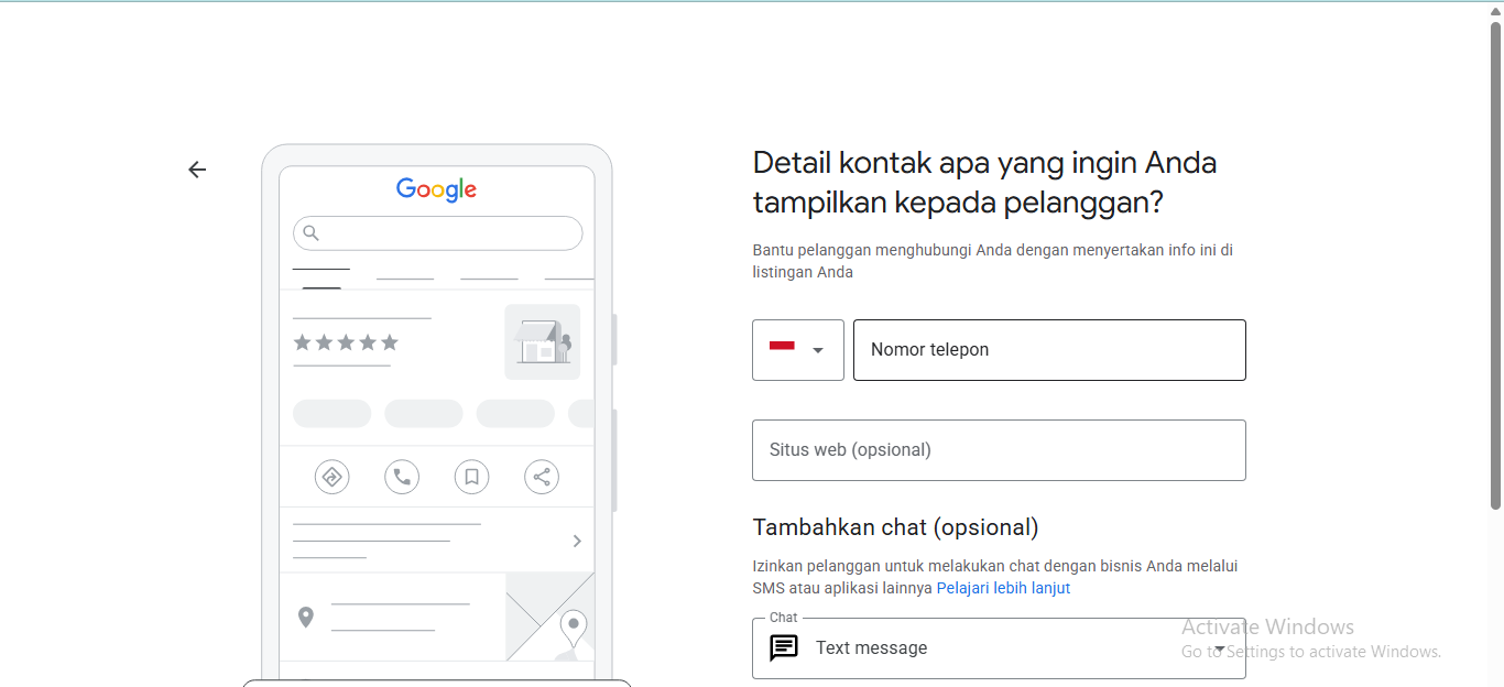 cara agar bisnis muncul di Google