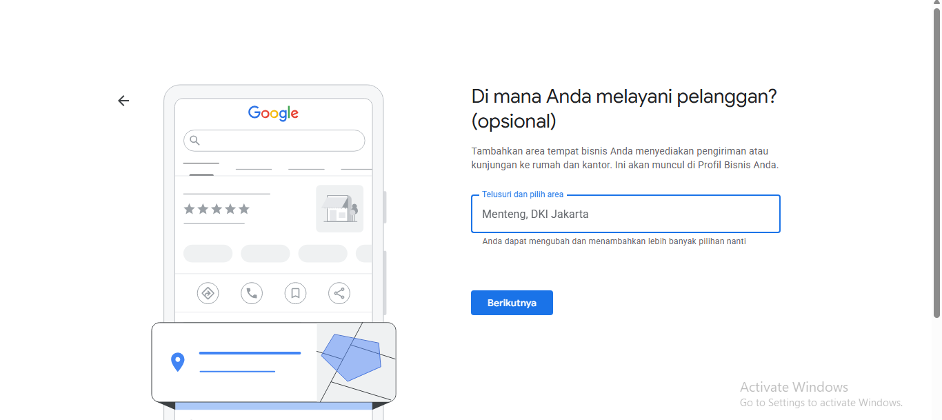 cara agar bisnis muncul di Google