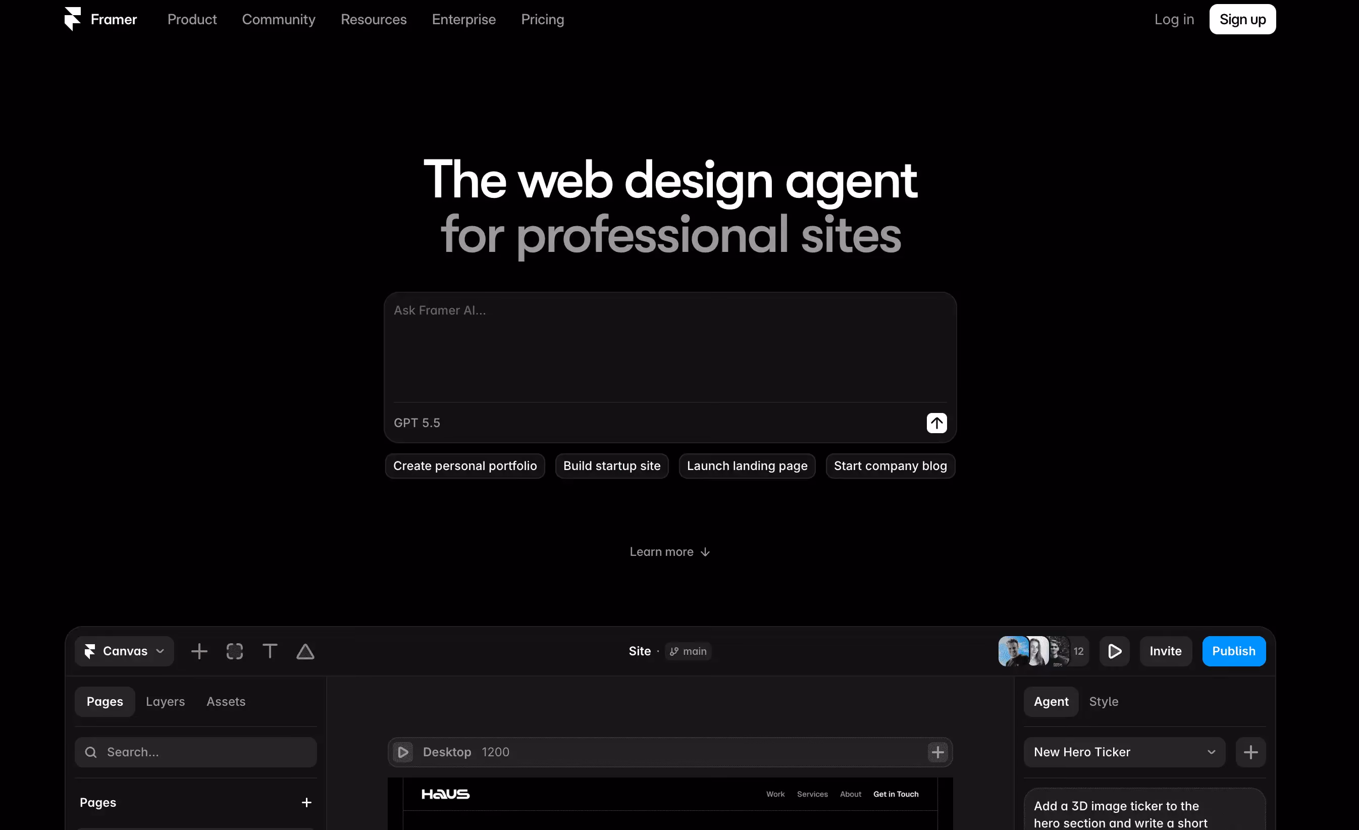 Framer AI