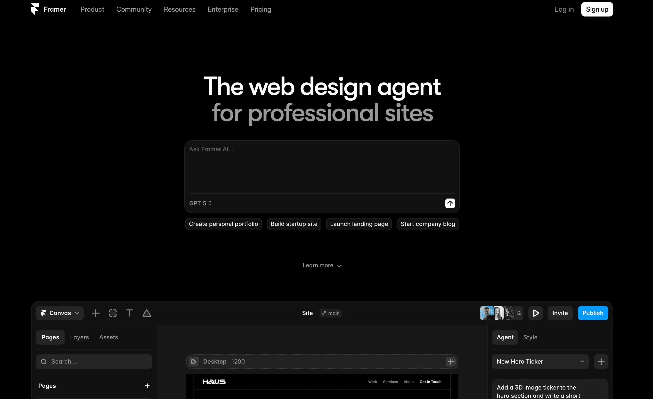Framer AI