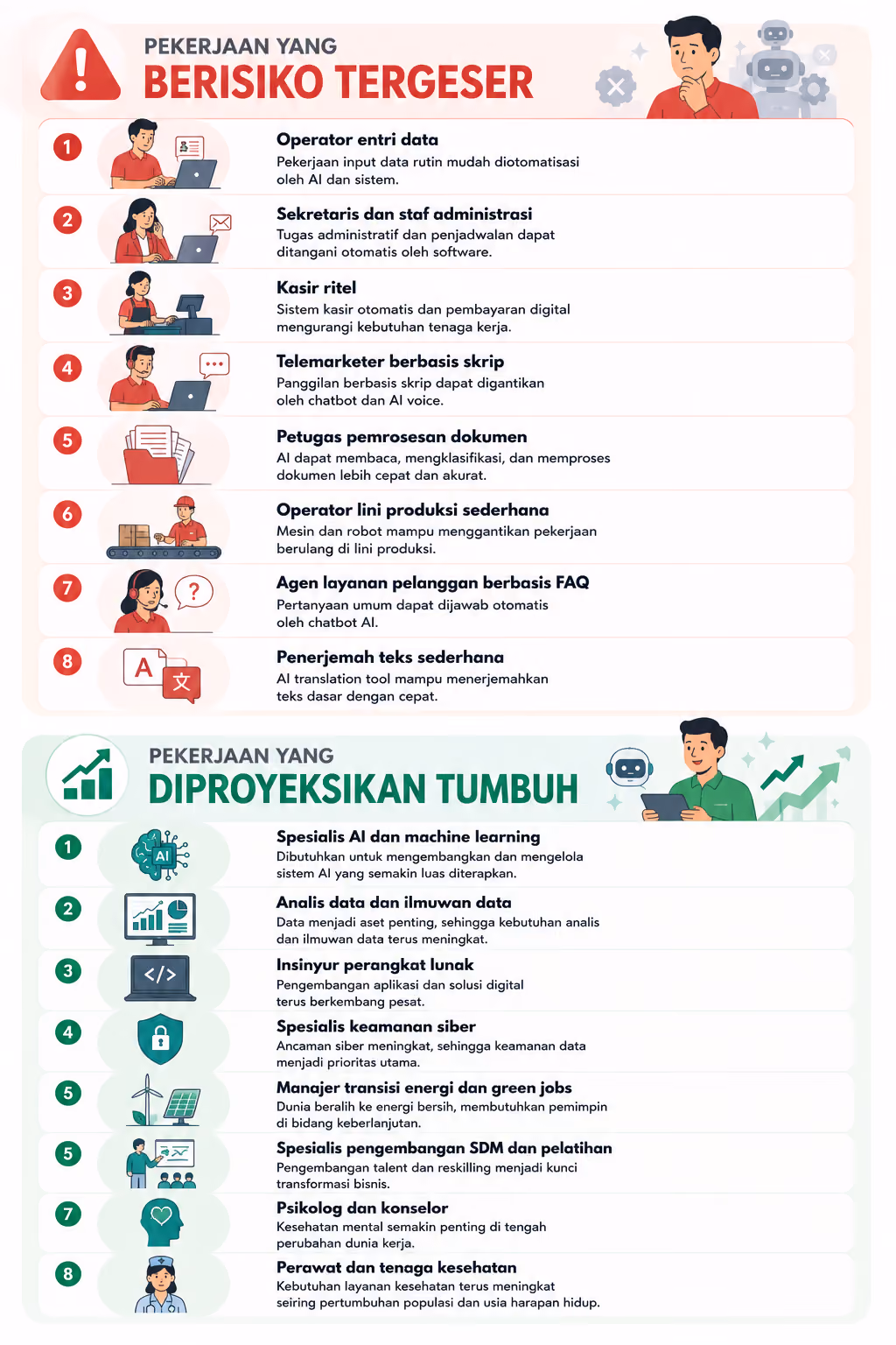 Pekerjaan yang Justru Tumbuh dan Aman dari AI