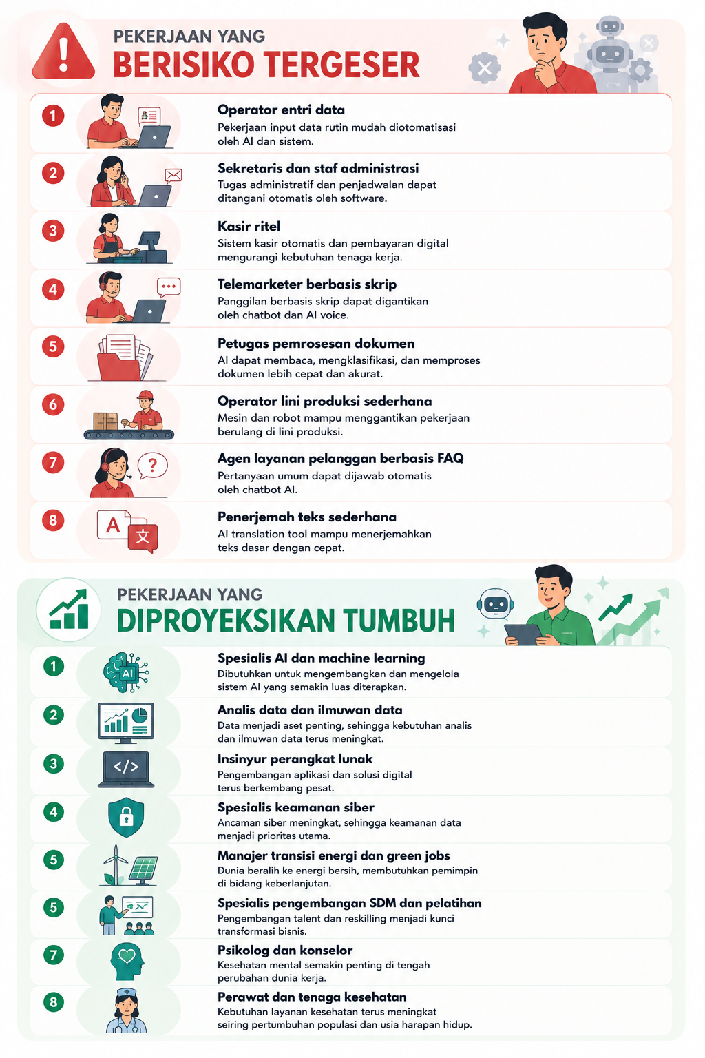 Pekerjaan yang Justru Tumbuh dan Aman dari AI