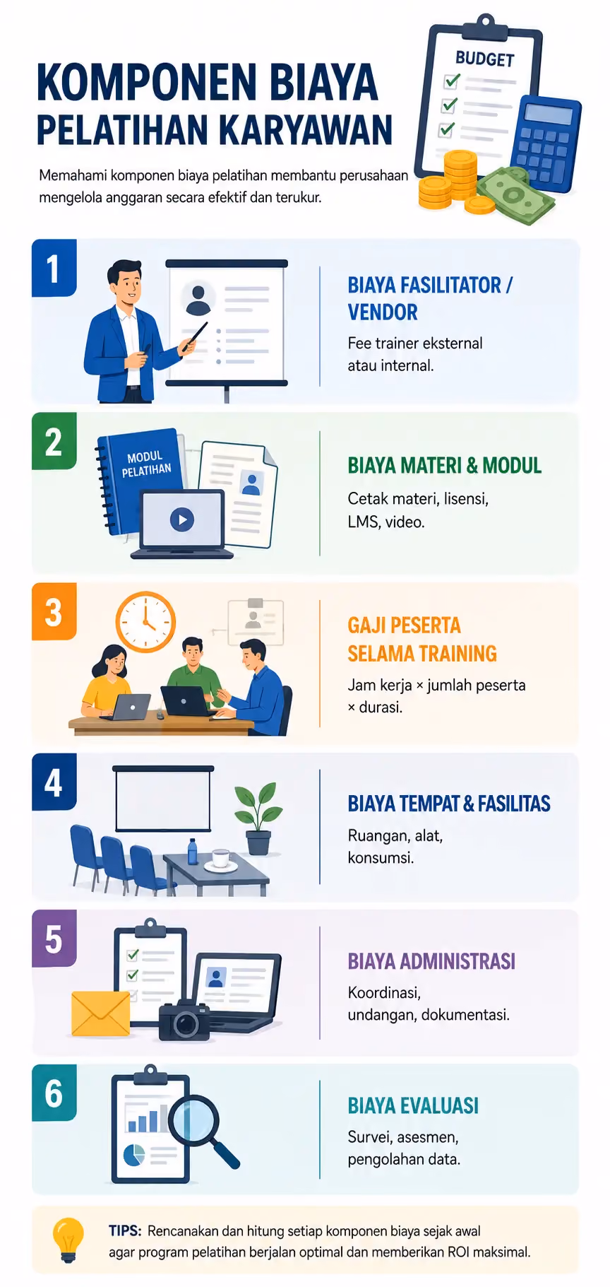Cara Menghitung Total Biaya Training Secara Lengkap