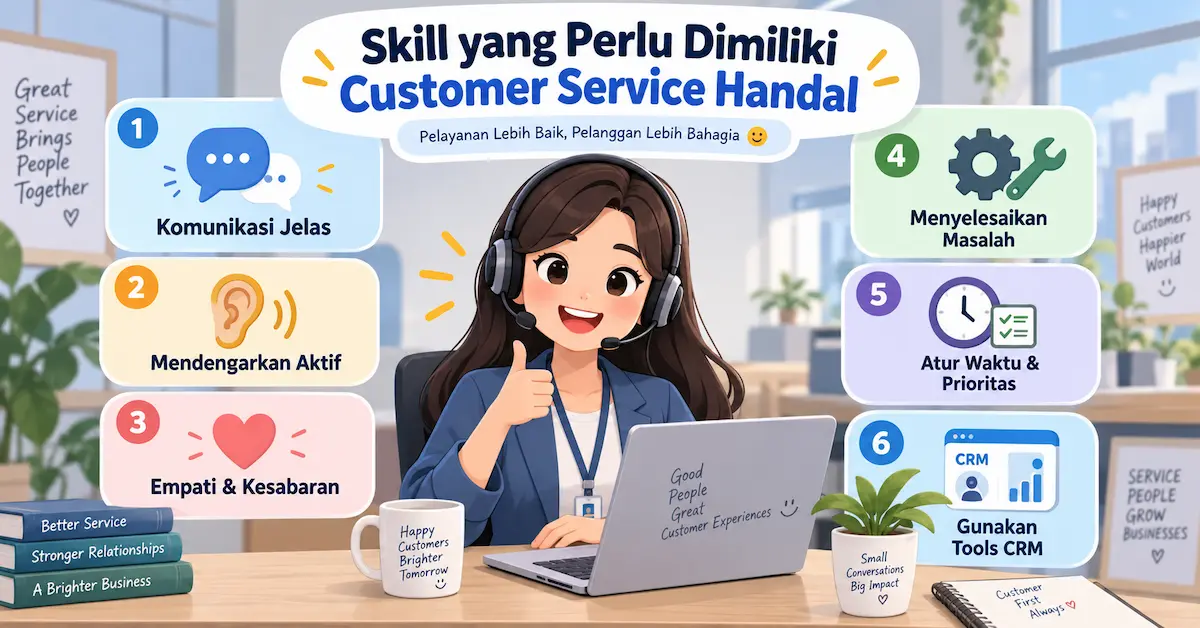 Skill yang Perlu Customer Service Handal Miliki