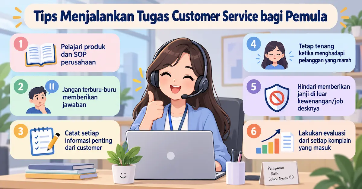 Tips Menjalankan Tugas Customer Service bagi Pemula