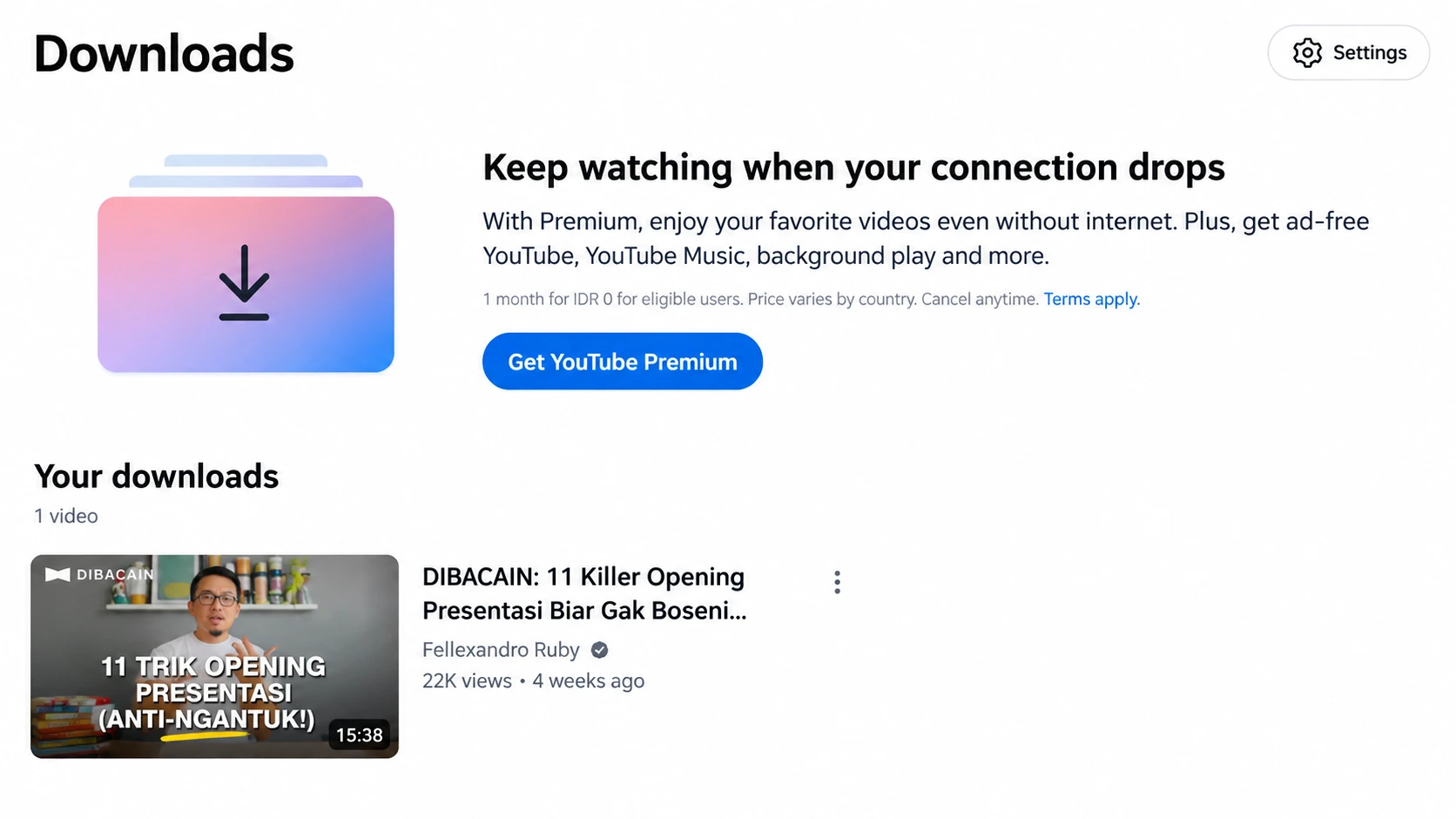 Cara Download Video YouTube Resmi Lewat Aplikasi dan Premium