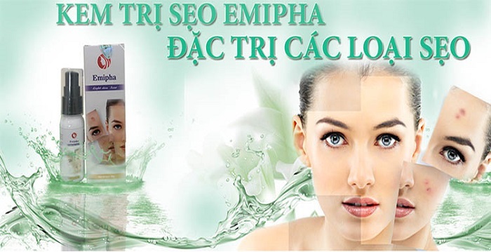 kem trị sẹo emipha